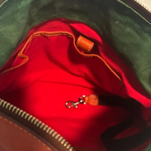 Dooney & Bourke Women's Tan Leather Bag - Picture 8 of 12